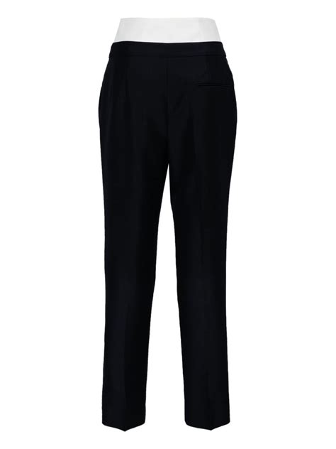 pantaloni donna christian dior marrone cotone|Pantaloni Dior in Cotone Marrone taglia 36 FR .